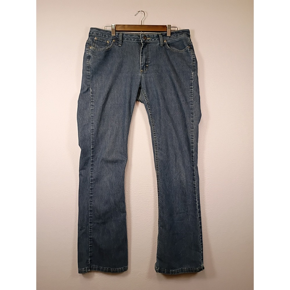 Classic Western Riders by Lee Womens 12 L Blue Bootcut Comfort Stretch Jeans